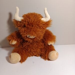 Wishpets Scotty Brown Plush Highland Cow Toy